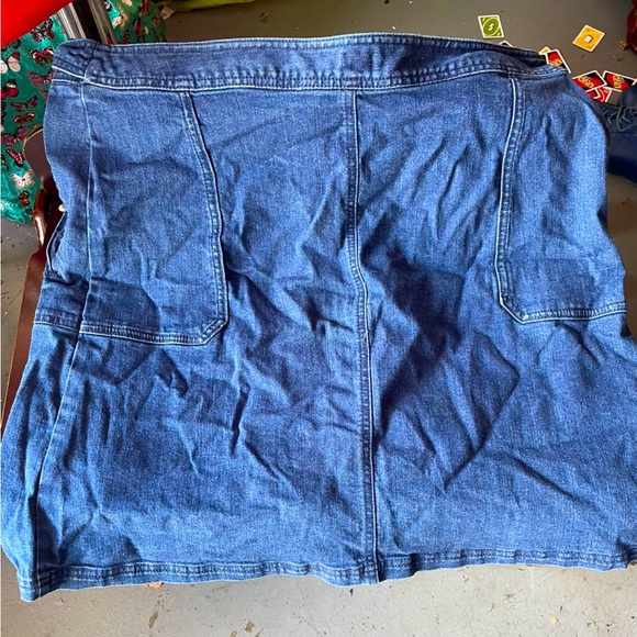 Denim Short Skirt plus size - Picture 2 of 3